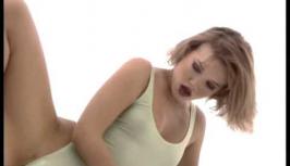 Sexy Aerobics Leg Splits In A Thong
