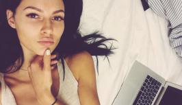 Hot girl is online and she wait for someone on randomchat