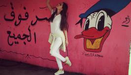 Girl in a trip around the world
