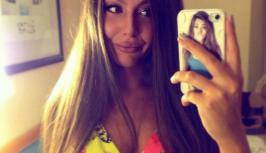 Sexy selfie from amazing girl with big boobs