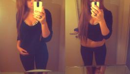 Girl with perfect hot body