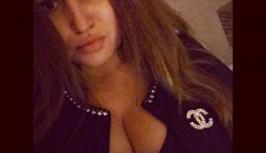 Sexy girl with perfect big tits on randomchat